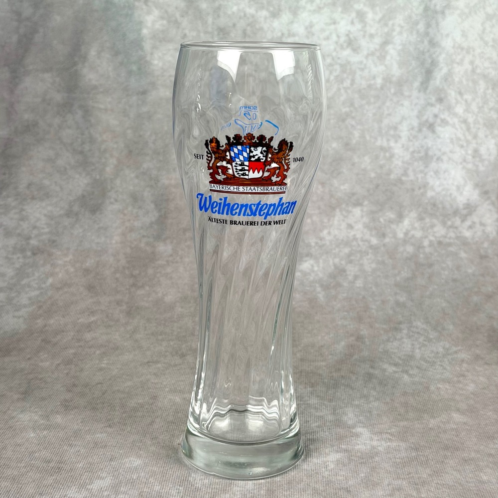 Weihenstephan German Beer Glass 0.5L Swirl Pilsner Wheat 9.5"